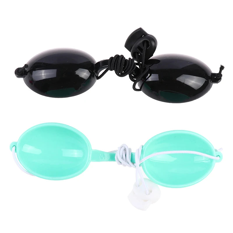 Gafas de seguridad, gafas protectoras, parche de silicona suave, gafas ajustables, protección, copa ocular para láser IPL de belleza