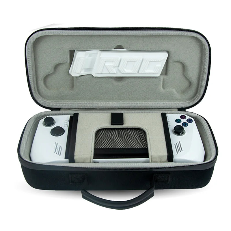 Estuche rígido portátil para accesorios de consola de juegos Asus ROG Ally X, resistente a golpes, impermeable, para viaje y almacenamiento