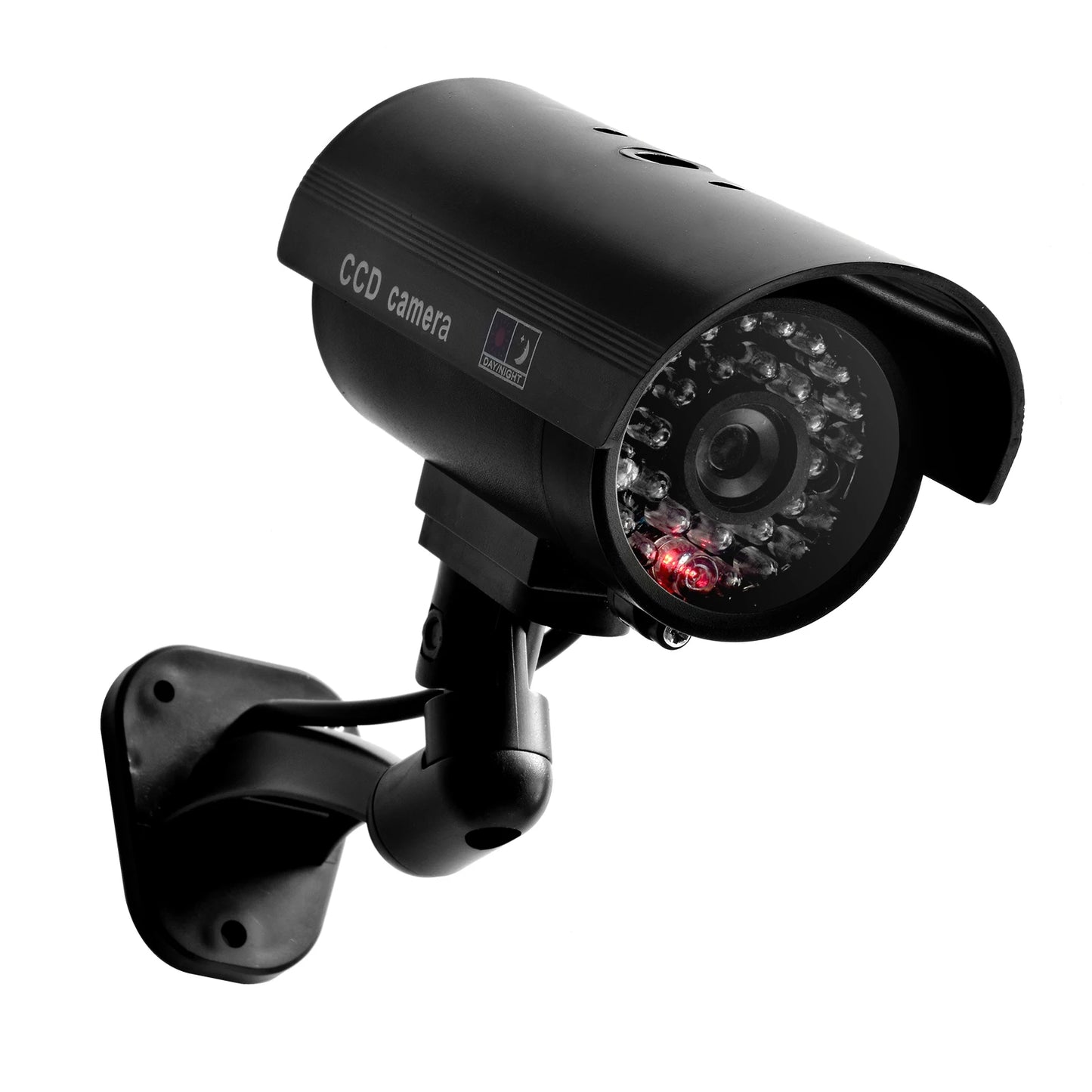 Cámara de vigilancia de simulación, monitor falso con efecto disuasorio de cámara virtual estilo pistola de luz