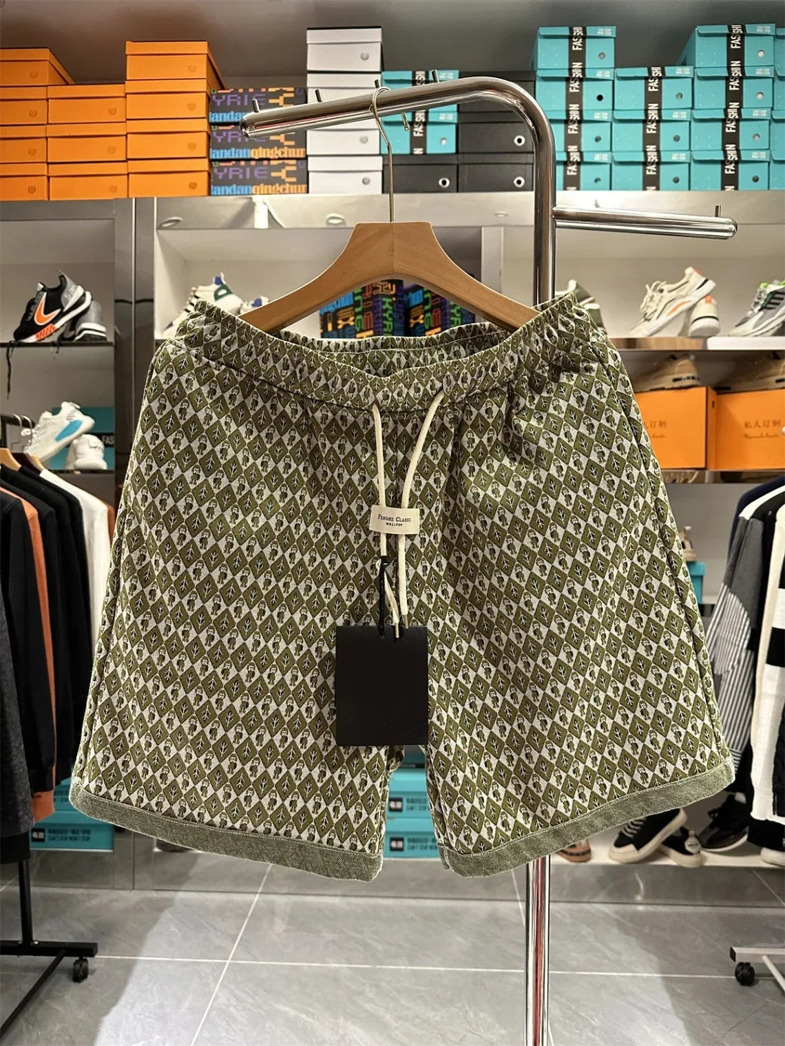 Pantalones cortos de playa holgados de moda de verano para hombre, pantalones casuales de cinco cuartos, cómodos, transpirables, ligeros, de secado rápido