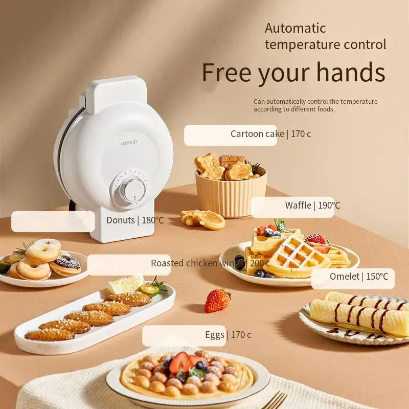 Máquinas para hacer waffles. Máquina de desayuno multifuncional. Máquina para hacer waffles desmontable. Máquina para hacer sándwiches. Máquina para hacer donas. Máquina para hacer desayuno casero.