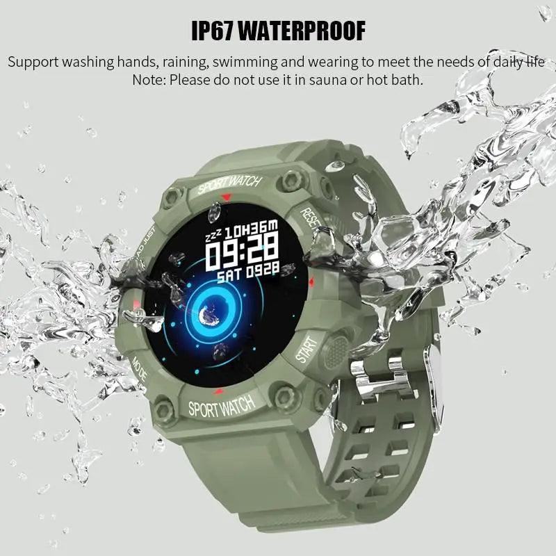 FD68 - Nuevos relojes inteligentes para hombre y mujer, con Bluetooth, táctil, pulsera de fitness, relojes deportivos conectados para iOS y Android