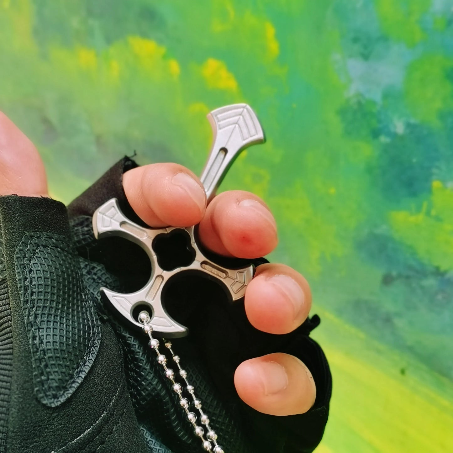 Collar de cruz para hombre, llavero de autodefensa, accesorios con cuentas, cadena colgante, EDC, multiherramientas, joyería de moda, gadgets geniales.
