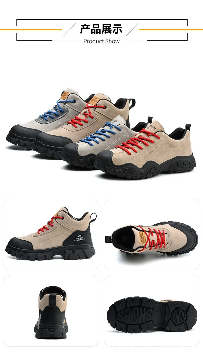 Zapatos de seguridad para electricistas, aislantes de 6 kV, antiaplastamiento y antiperforación, calzado de seguridad para hombres, para obras de construcción, zapatos de algodón.