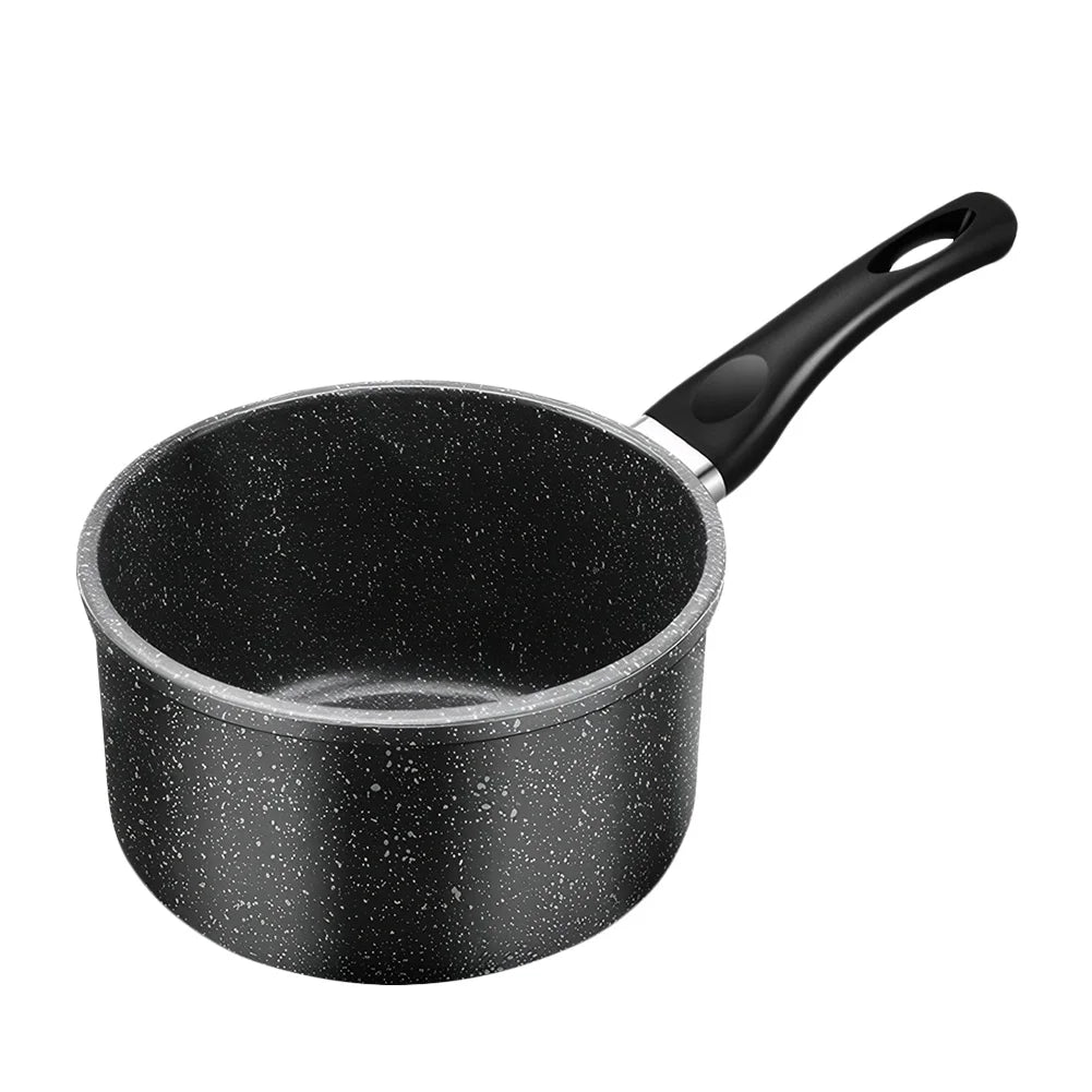Cacerola antiadherente de 16/18/20 cm, apta para inducción, para cocinar espaguetis, calentar leche y hervir sopa.