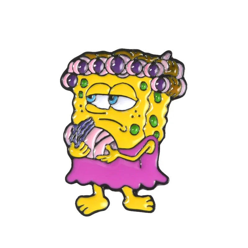 Pines de esmalte de anime clásicos para niños, broches de personajes kawaii, insignias para ropa, mochilas, solapas, accesorios de joyería de moda para niños.