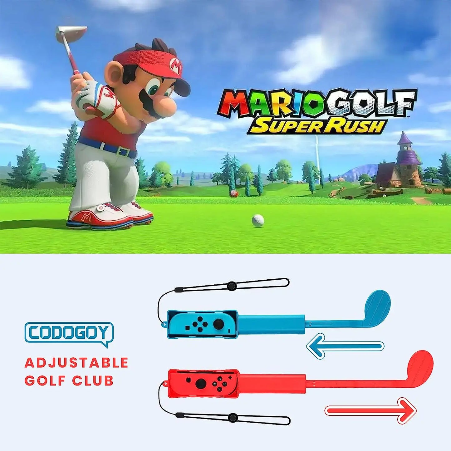Paquete de accesorios deportivos 12 en 1 para Switch NS, compatible con juegos deportivos Switch/Switch OLED