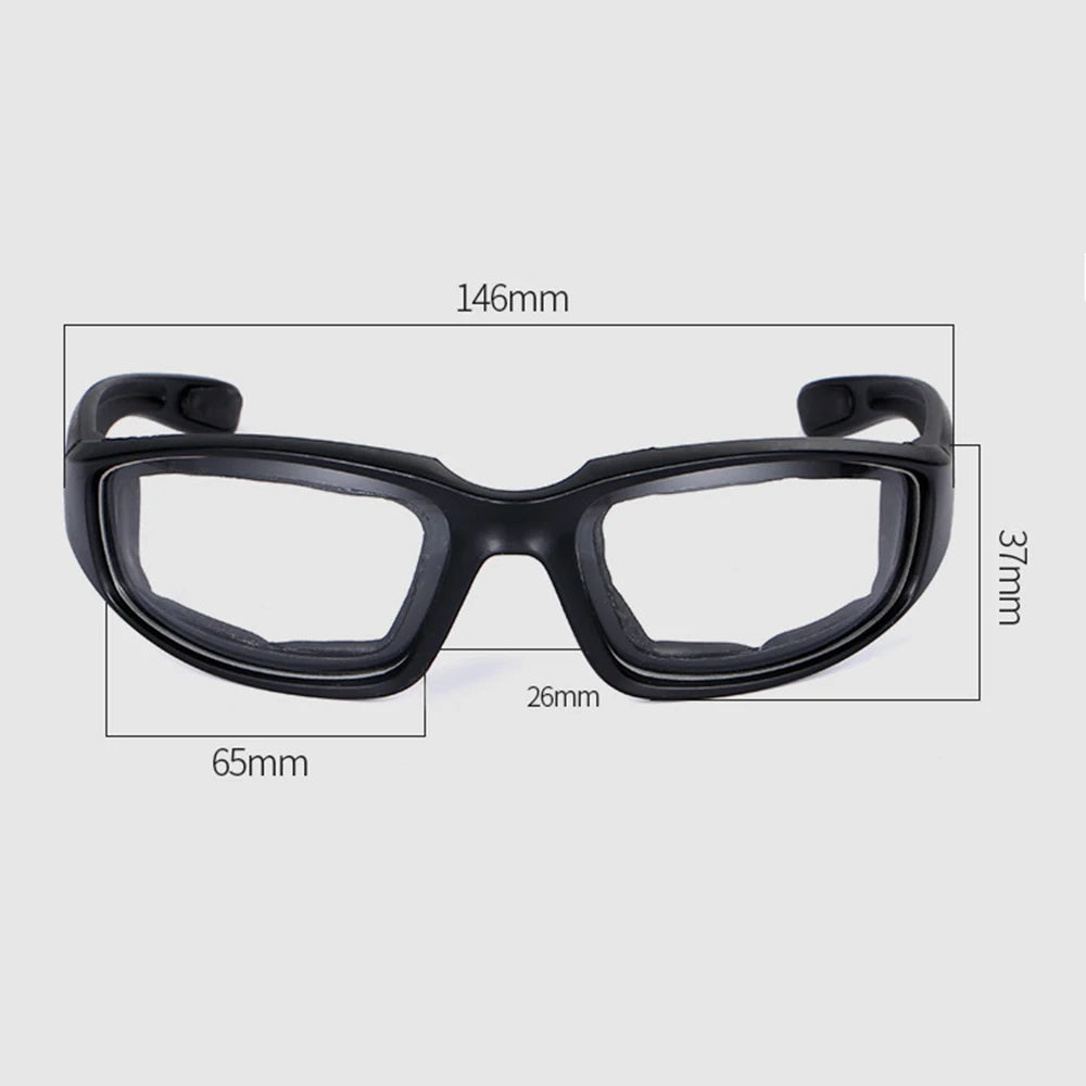 Gafas de protección UV para exteriores, acolchadas, anti-UV, unisex, deportivas, para motociclistas y aventureros.