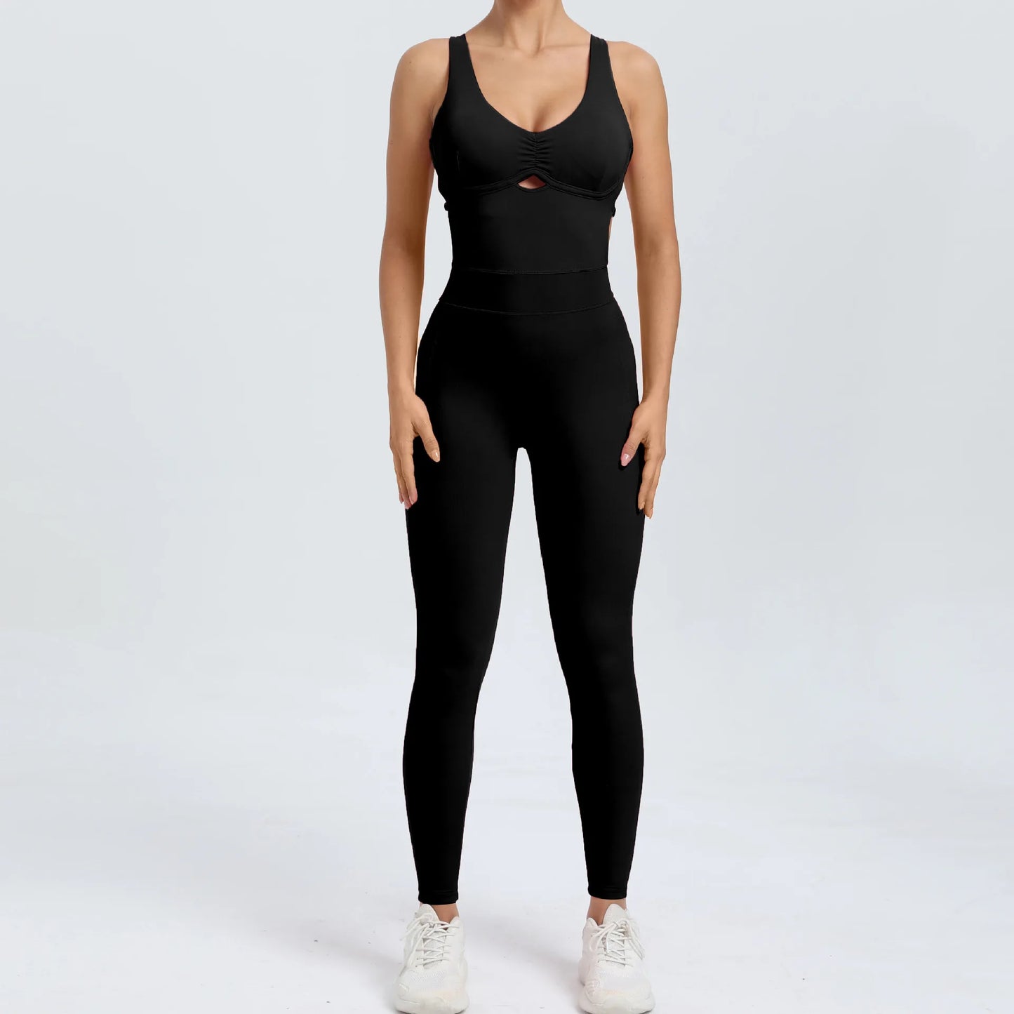 Conjunto de Yoga, Traje de una Pieza para Mujer, Ropa Deportiva Push Up, Ropa de Yoga sin Espalda, Ropa Deportiva Activa, Conjunto de Fitness, Mono de Gimnasio para Mujer.