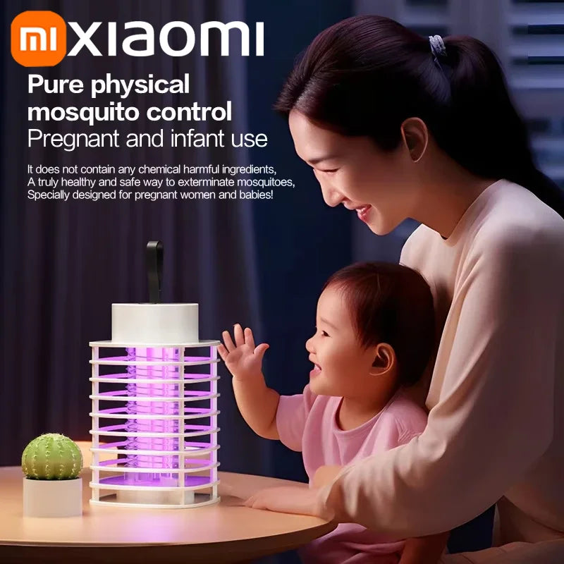 Lámpara antimosquitos Xiaomi, portátil, eléctrica, para moscas, insecticida, recargable por USB, silenciosa, para exteriores