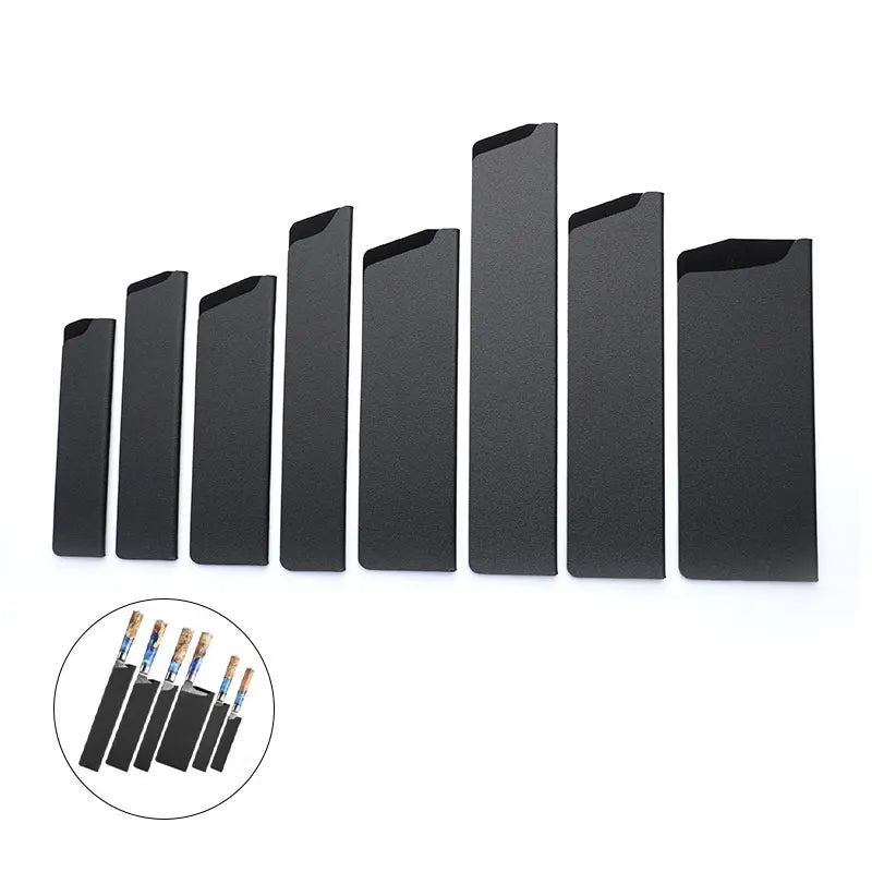 Funda para cuchillo de cocina, funda para cuchillo de chef, funda para sashimi, para cortar, filetear y pelar, funda multiusos, longitud 13,5, 16,5, 19,5, 22 y 26 cm