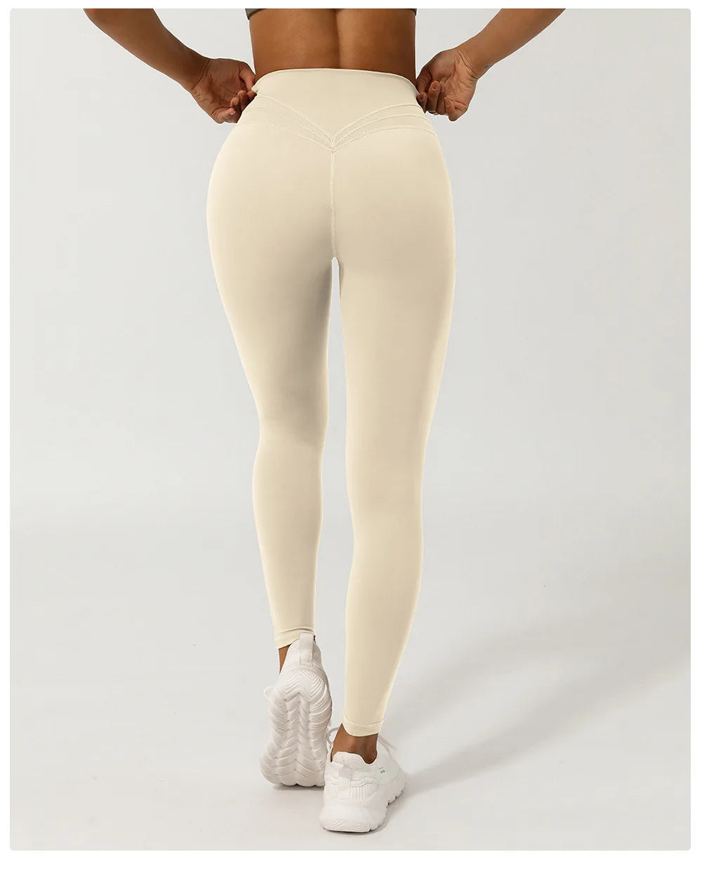 Women Sport Fitness Leggings High Waist Tights Elastic Sexy Yoga Pants Training Running Gym Quick Dry Breathable Leggings Female