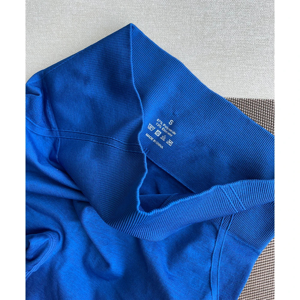 Pantalones deportivos ajustados sin costuras TKITK, leggings de gimnasio para mujer, pantalones de yoga suaves de cintura alta, ropa deportiva para fitness.