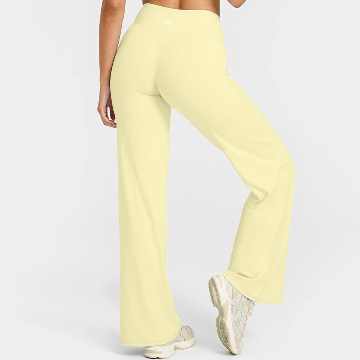 Active Wide Legging High Waist Sporty leggings woman Sports Long Pants Seamless Scrunch Hip-lifting Wide-leg pants