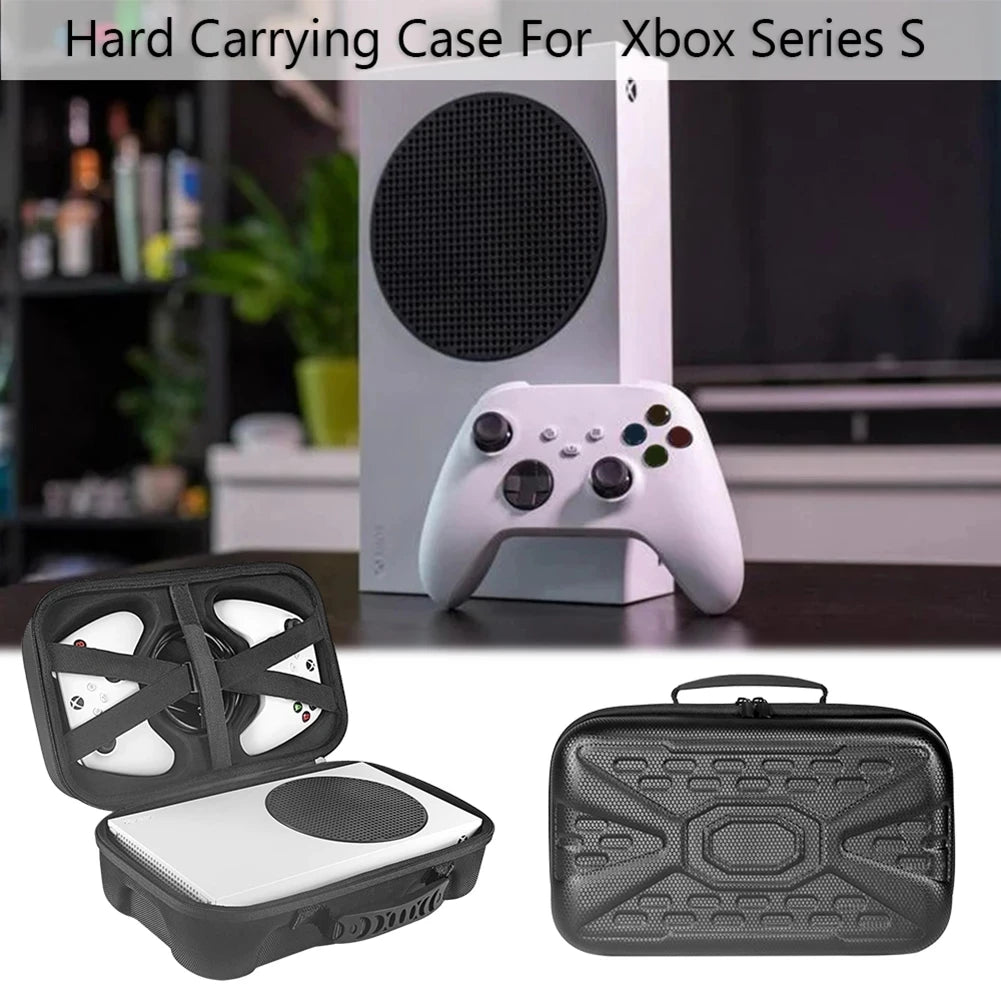 Bolsa para consola de juegos Xbox Series S, mando, accesorios, estuche rígido, organizador de almacenamiento, maleta de viaje