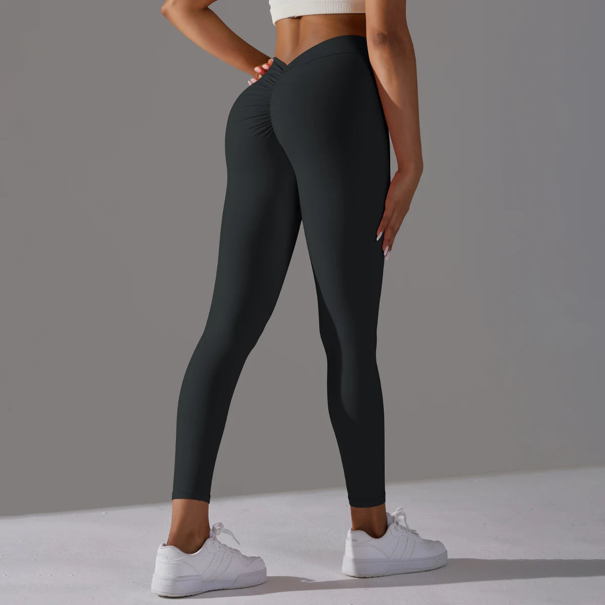 Women Seamless Solid Leggings Knitted High Waist Sports Leggings Fashion Hip Lifting Running Yoga Sport Gym Tights Pantalones