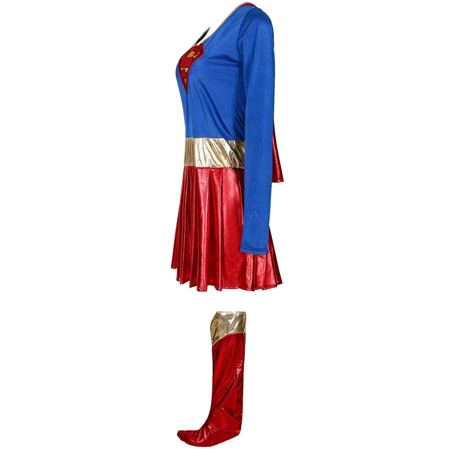 Adult Sexy Super Hero Cosplay Costume Halloween Carnival Party Wonder Girl Fancy Dress With Shoe Covers