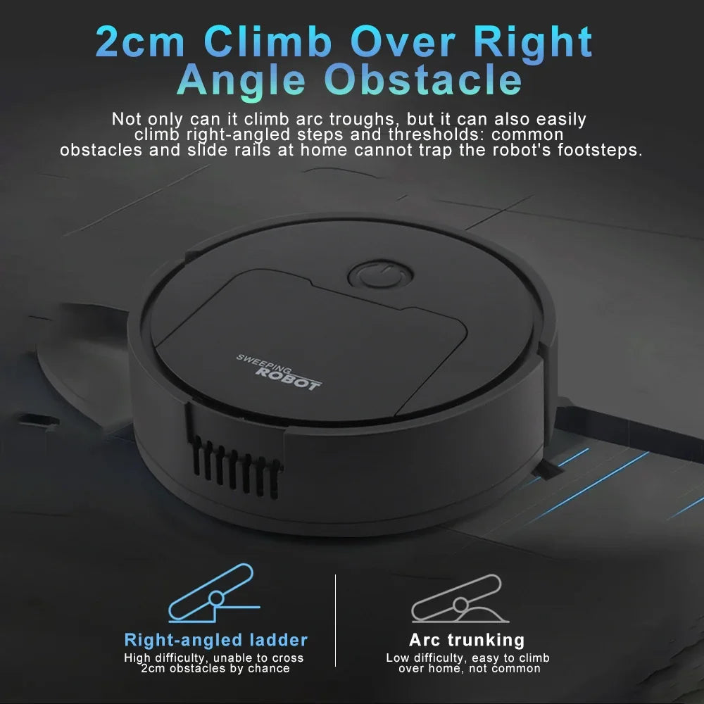 Robot barredor totalmente automático con succión y barrido, mopa inteligente para el hogar, tres en uno.