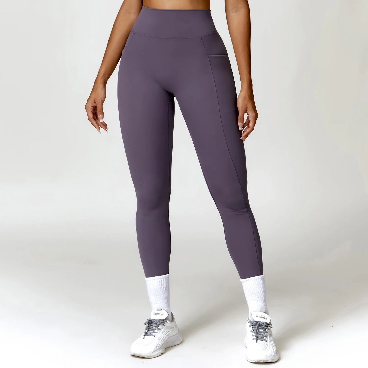 V-shaped Back Yoga Pants High Waist Leggings Gym Workout Tights Sport Women Fitness Female Legging Tummy Control Running Tights