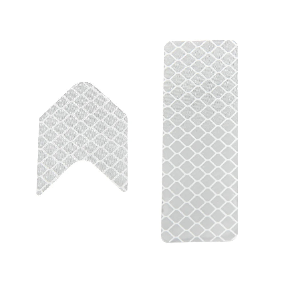 Pegatinas reflectantes para casco de seguridad, para trabajo nocturno, conducción segura, advertencia, calcomanía reflectante para casco de motocicleta y coche, 10 a 50 unidades