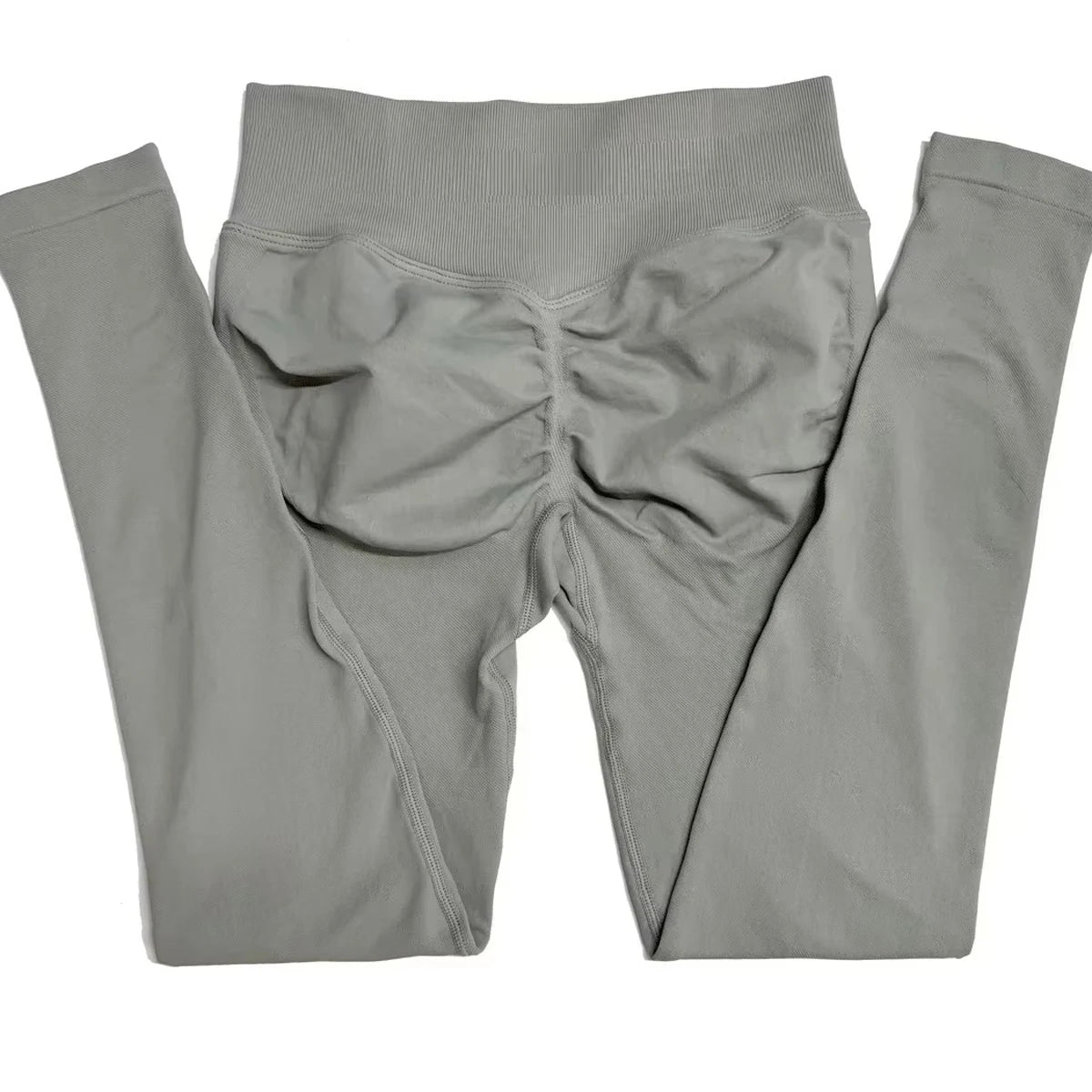 Leggings deportivas sin logo para mujer, efecto push-up, cintura baja, sin costuras, para gimnasio, yoga y entrenamiento.