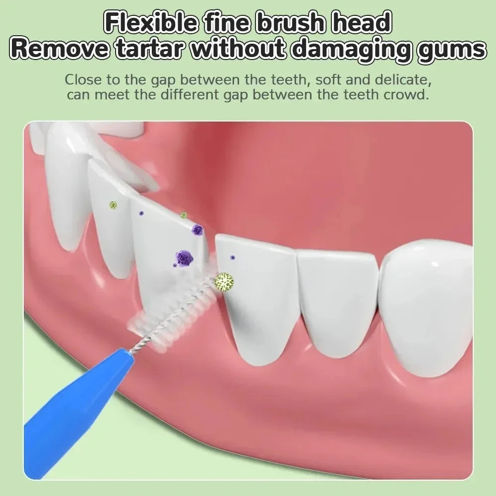 Cepillos interdentales Escova para el cuidado de la salud dental, 30, 60 y 120 unidades, limpiadores interdentales, cepillos dentales de ortodoncia, herramienta de higiene bucal.