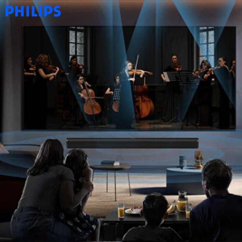 Barra de sonido PHILIPS TAB4010 Efecto de sonido de cine en casa 2.0 Efecto de sonido estéreo, utilizado para altavoces de TV y sistemas de audio de computadora