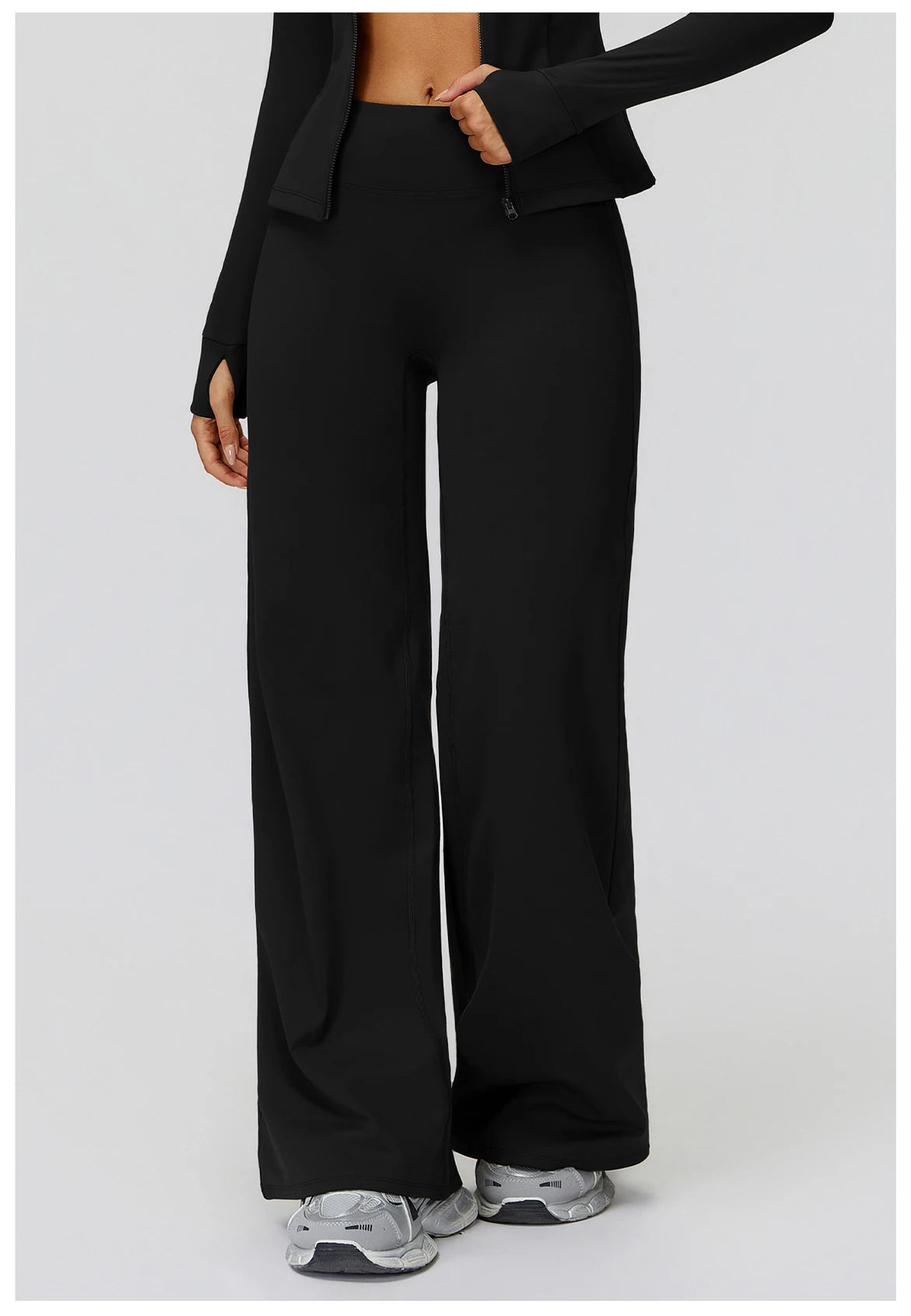 Women High Waist Wide Leg Pants Leggings Fitness Bell-bottoms Yoga Flared Leggings Push Up Gym Workout Flared Pants Sportswear