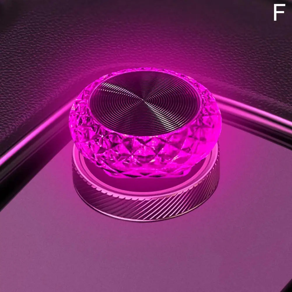 Luces ambientales USB para coche, mini lámparas LED portátiles de ambiente, luces decorativas interiores para coche y ordenador, iluminación ambiental