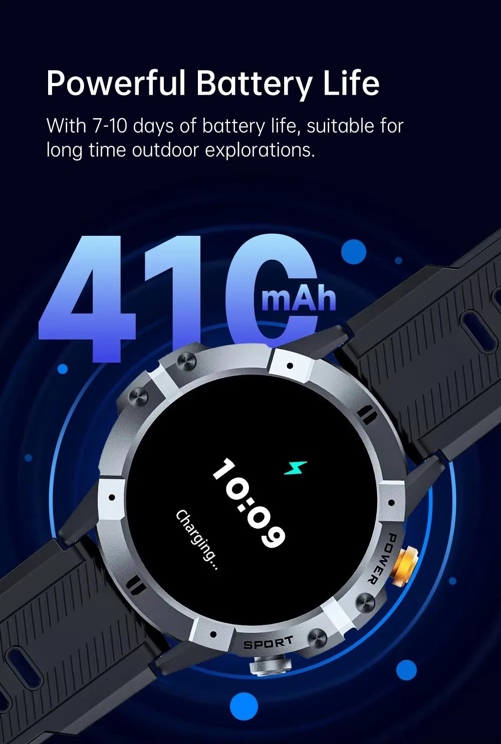 Reloj inteligente C29 para hombre, resistente, deportivo, para exteriores, con Bluetooth, llamadas, pantalla de 1,52 pulgadas, monitor de actividad física, frecuencia cardíaca, monitor de salud