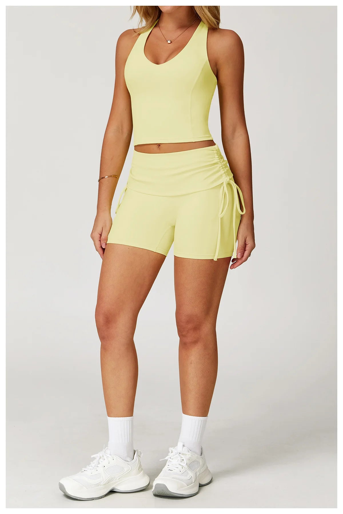 Conjunto de chándal de yoga para mujer, 2 piezas, ropa deportiva para entrenamiento, fitness, gimnasio, leggings de cintura alta, sujetador deportivo, ropa deportiva