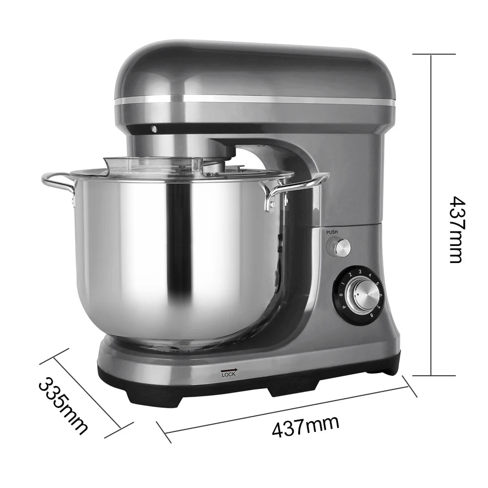 Batidora de pie de alta potencia para el hogar, 2000 W, 11 L, para masa de pan y pasteles, electrodoméstico de cocina eléctrico planetario.