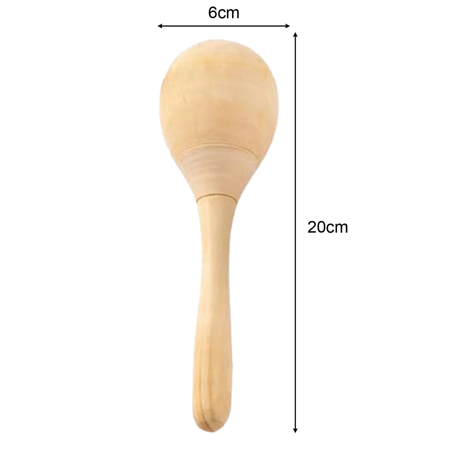 8 maracas de madera para niños y adultos, hechas a mano, con sonido claro. Mini maracas pintadas a mano, juguetes artesanales, decoración.