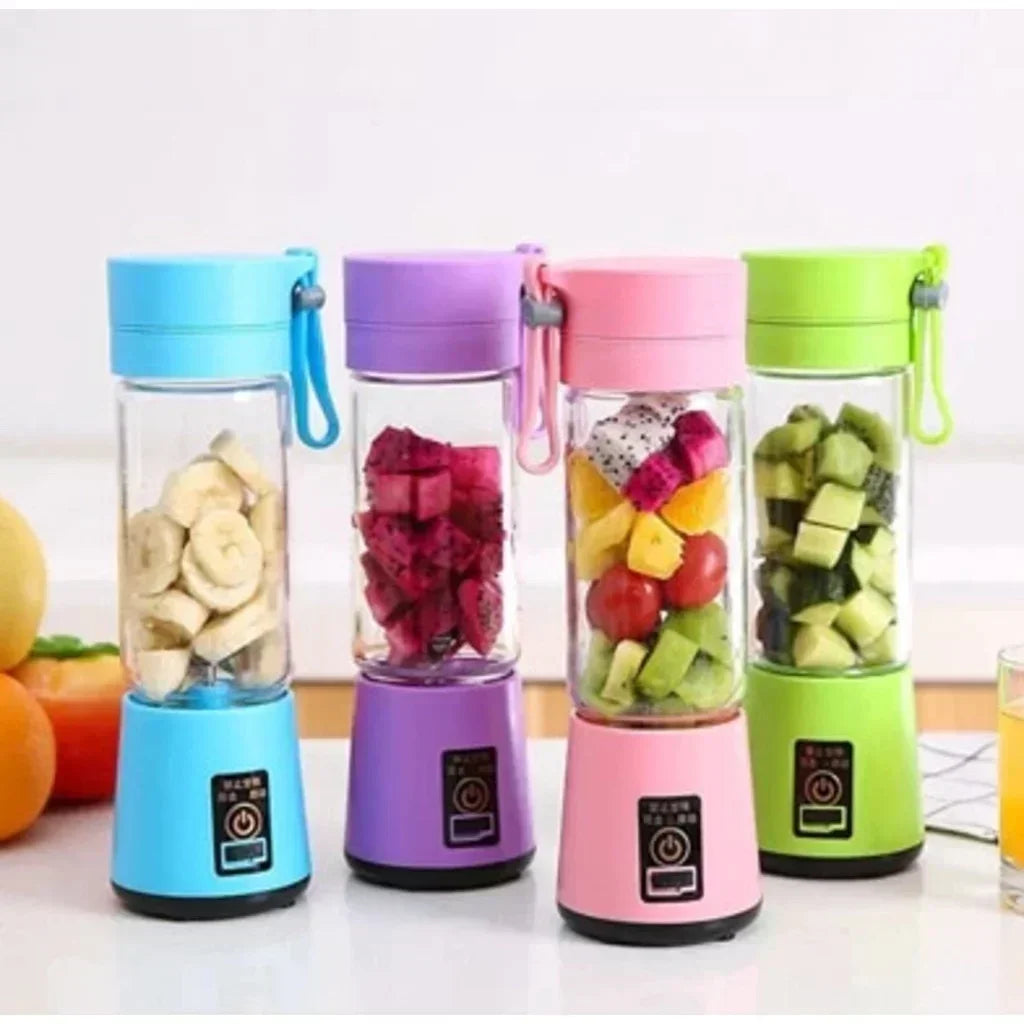 Mini licuadora portátil recargable por USB (2025), 380 ml, para batidos de mano, taza de viaje para batidos y jugos para llevar.