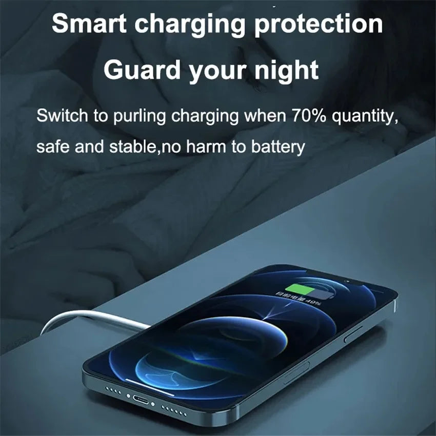 Cargador inalámbrico magnético de 30 W, base de carga rápida para iPhone 15, 14, 13, 12 Pro Max, Airpods PD, USB A, estación de carga para teléfono