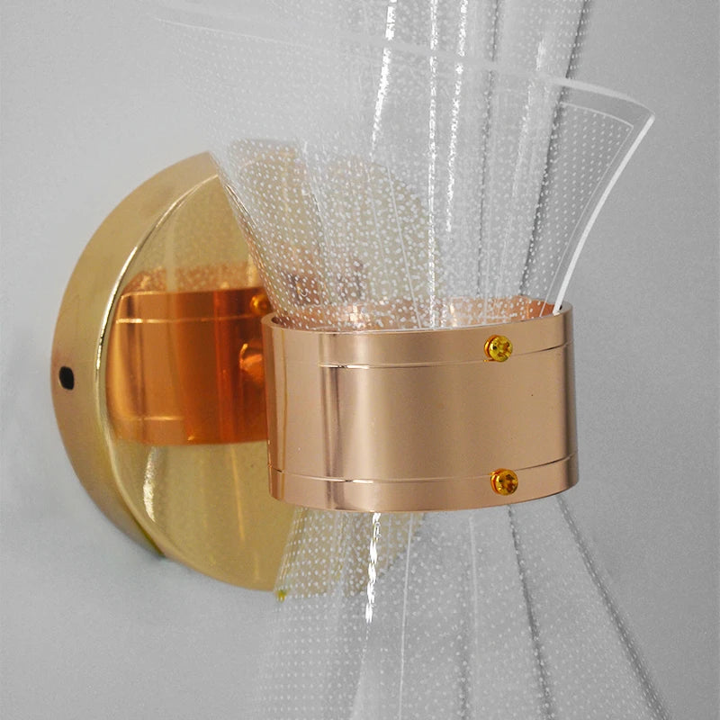 Aplique de pared LED, iluminación interior, decoración para el hogar, sofá, dormitorio, sala de estar, pasillo, mesita de noche, espejo de lujo, lámpara de pared nórdica