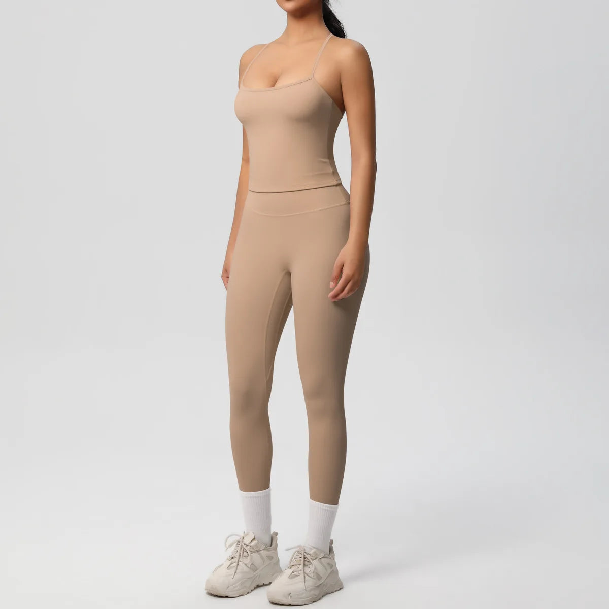 Conjunto de Ropa de Yoga para Mujer, Traje Deportivo, Ropa de Entrenamiento, Chaleco Deportivo sin Mangas, Conjunto de Gimnasio, Mono de Entrenamiento, Ropa Interior Deportiva, Ropa Deportiva