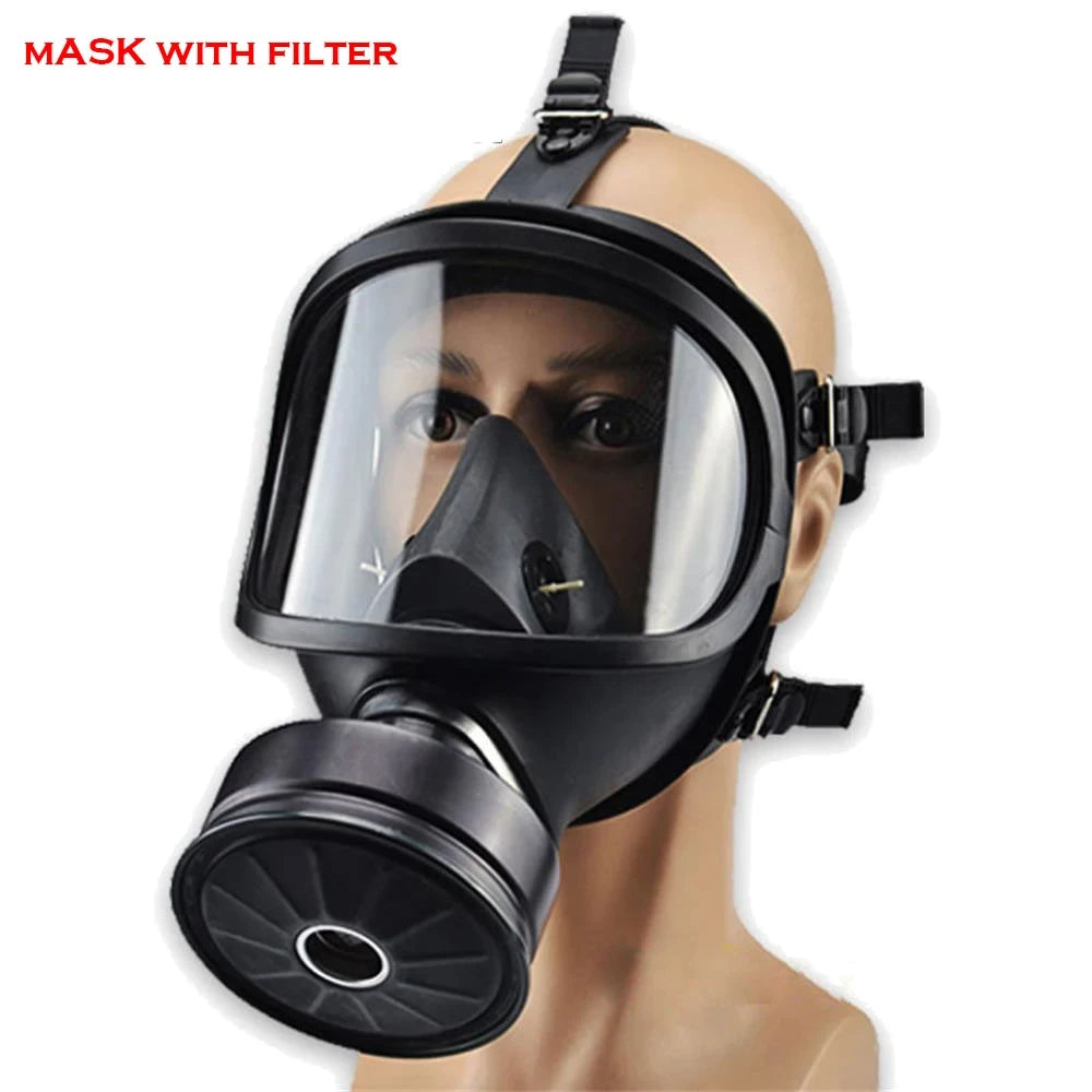 Máscara de gas MF14, prevención de sustancias químicas irritantes, protección contra la contaminación nuclear y otros agentes de gas, equipo de seguridad.