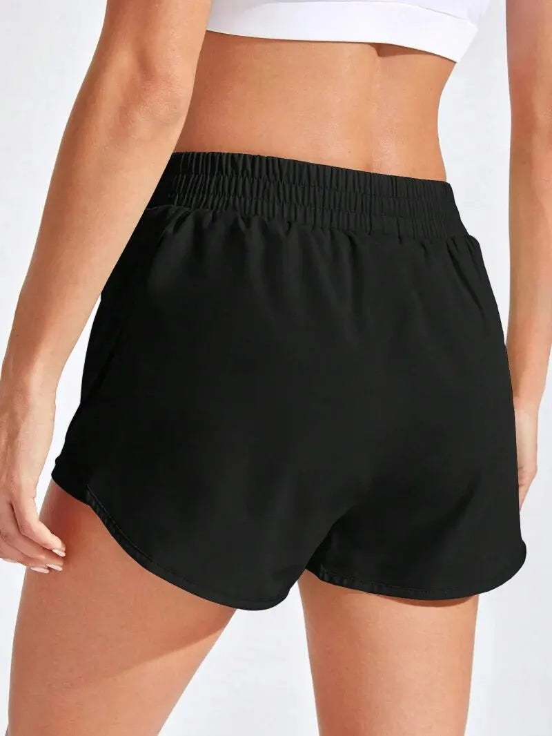 Pantalones cortos de yoga para mujer, mallas elásticas para correr, entrenamiento y gimnasio