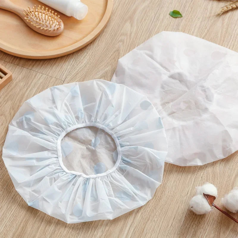 Gorro de ducha impermeable para baño, grueso y elástico, para mujer, para peluquería, suministros para baño, gorros de ducha para mujer.