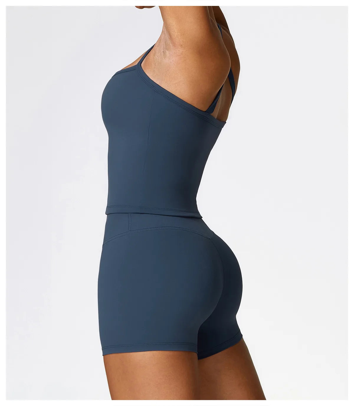 2PCS Seamless Yoga Set Women Workout Set Sportswear Gym Clothing Fitness Long Sleeve Crop Top High Waist Leggings Sports Suits