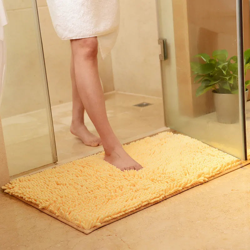 Alfombra de baño económica y gruesa con memoria, ideal para baño, bañera, sala de estar, puerta, baño, alfombrillas absorbentes para los pies.