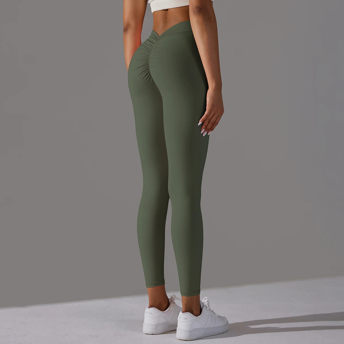 Women Seamless Solid Leggings Knitted High Waist Sports Leggings Fashion Hip Lifting Running Yoga Sport Gym Tights Pantalones