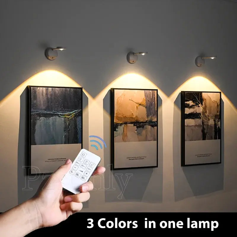 Luz nocturna con sensor de movimiento, luz inalámbrica USB LED para cocina, dormitorio, mural, sala de estar, lámpara de pared con sensor, iluminación interior LED USB