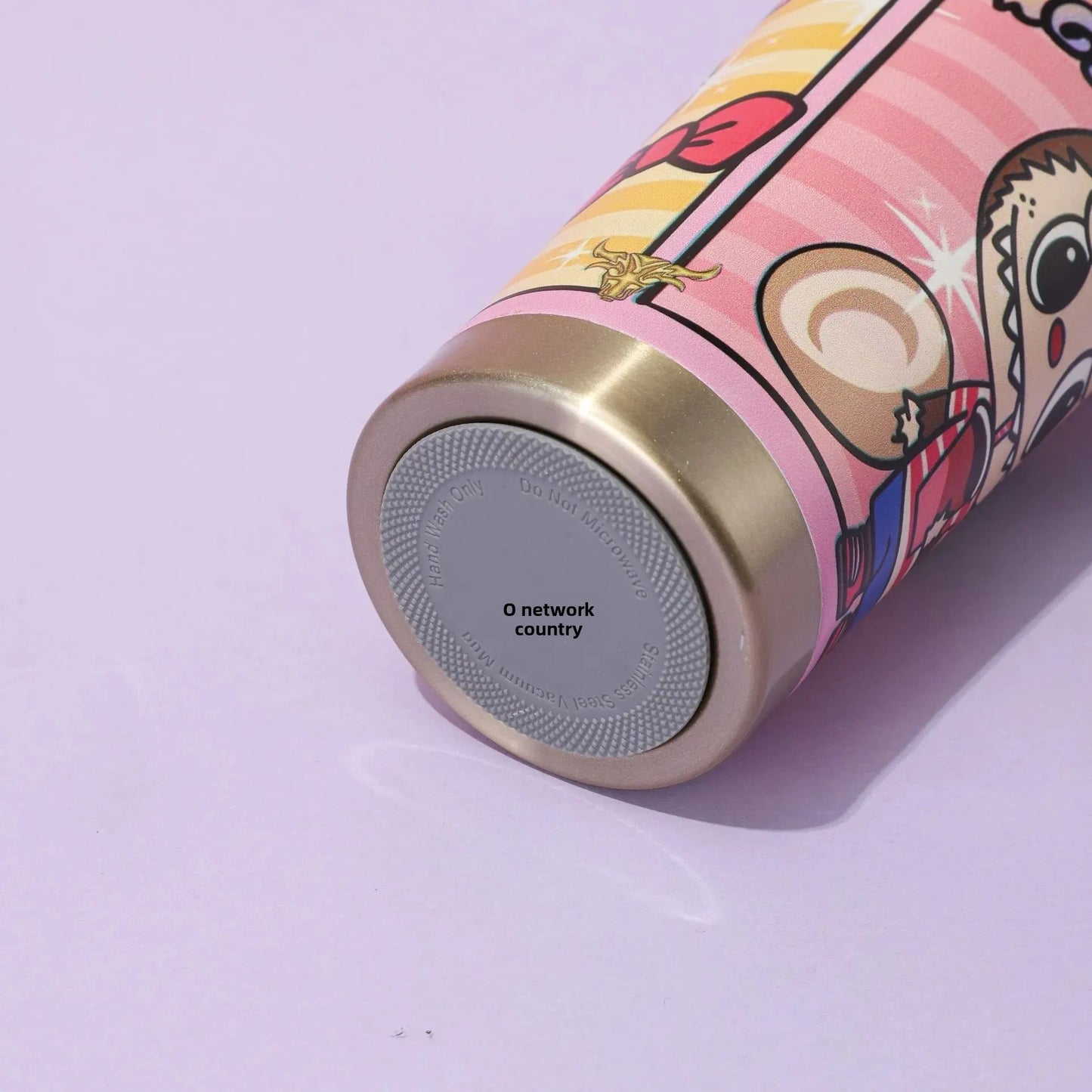 Nueva taza portátil de acero inoxidable con aislamiento, doble vaso con pajita y diseño de campanilla, regalo de gran valor estético, artículos para el hogar.