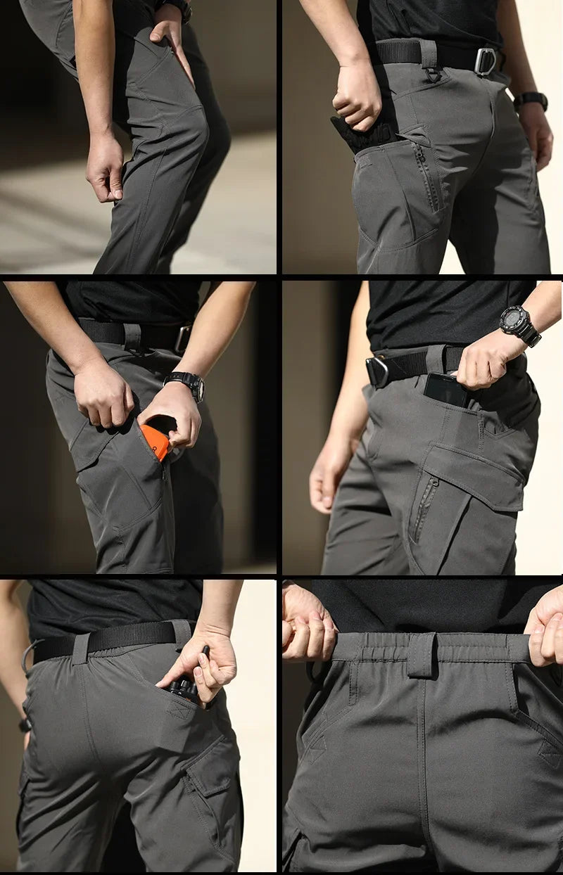 Tactical Cargo Pants Men Combat Trousers Army Military Pants Multiple Pockets Working Hiking Casual Men's Trousers Plus Size 6XL