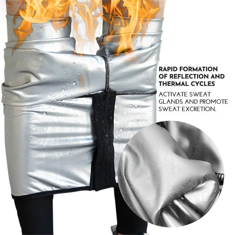 Pantalones moldeadores para mujer, faja reductora, efecto sauna de sudoración intensa, pantalones adelgazantes, control de abdomen, ropa moldeadora, leggings deportivos para gimnasio, pantalones cortos de fitness.