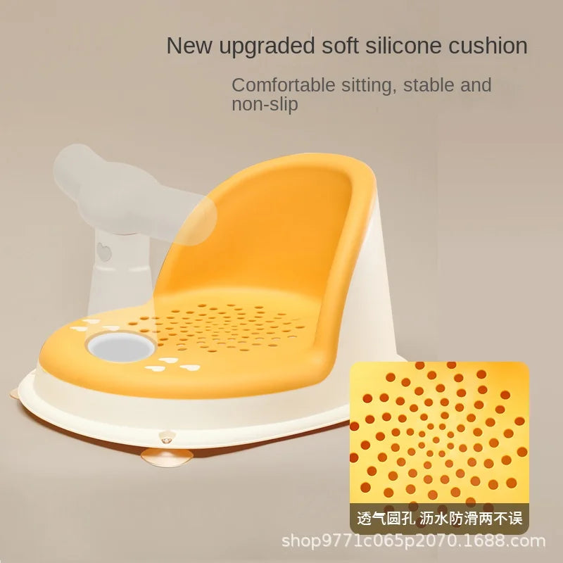 Asiento de ducha para niños Soporte de ducha portátil para recién nacidos y niños pequeños Accesorios de crecimiento infantil
