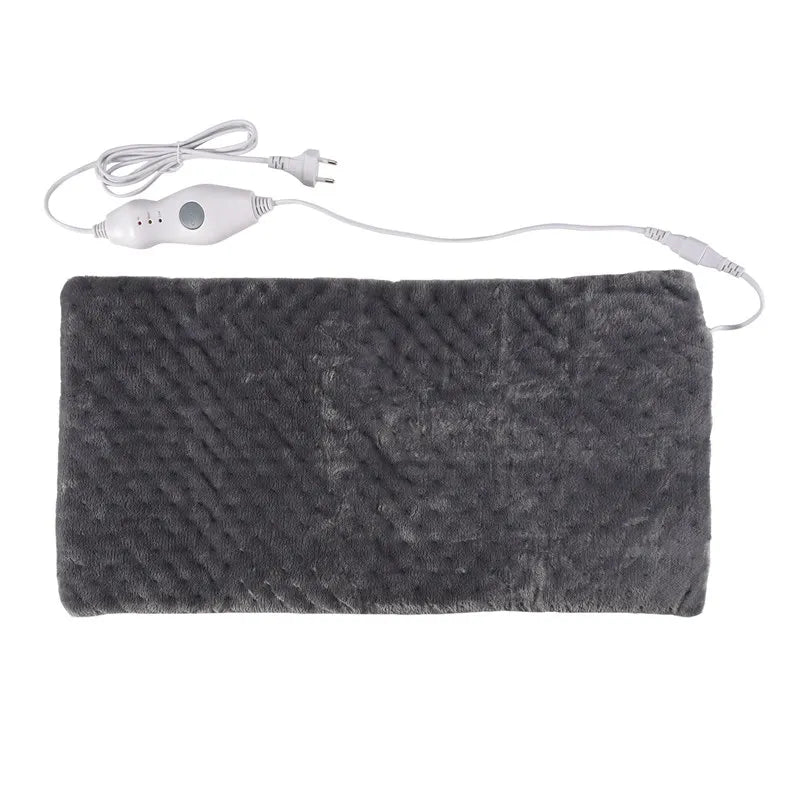 A01F - Almohadilla térmica eléctrica extragrande para aliviar el dolor de espalda y los calambres (30 x 60 cm) - Calor suave para terapia en seco y húmedo