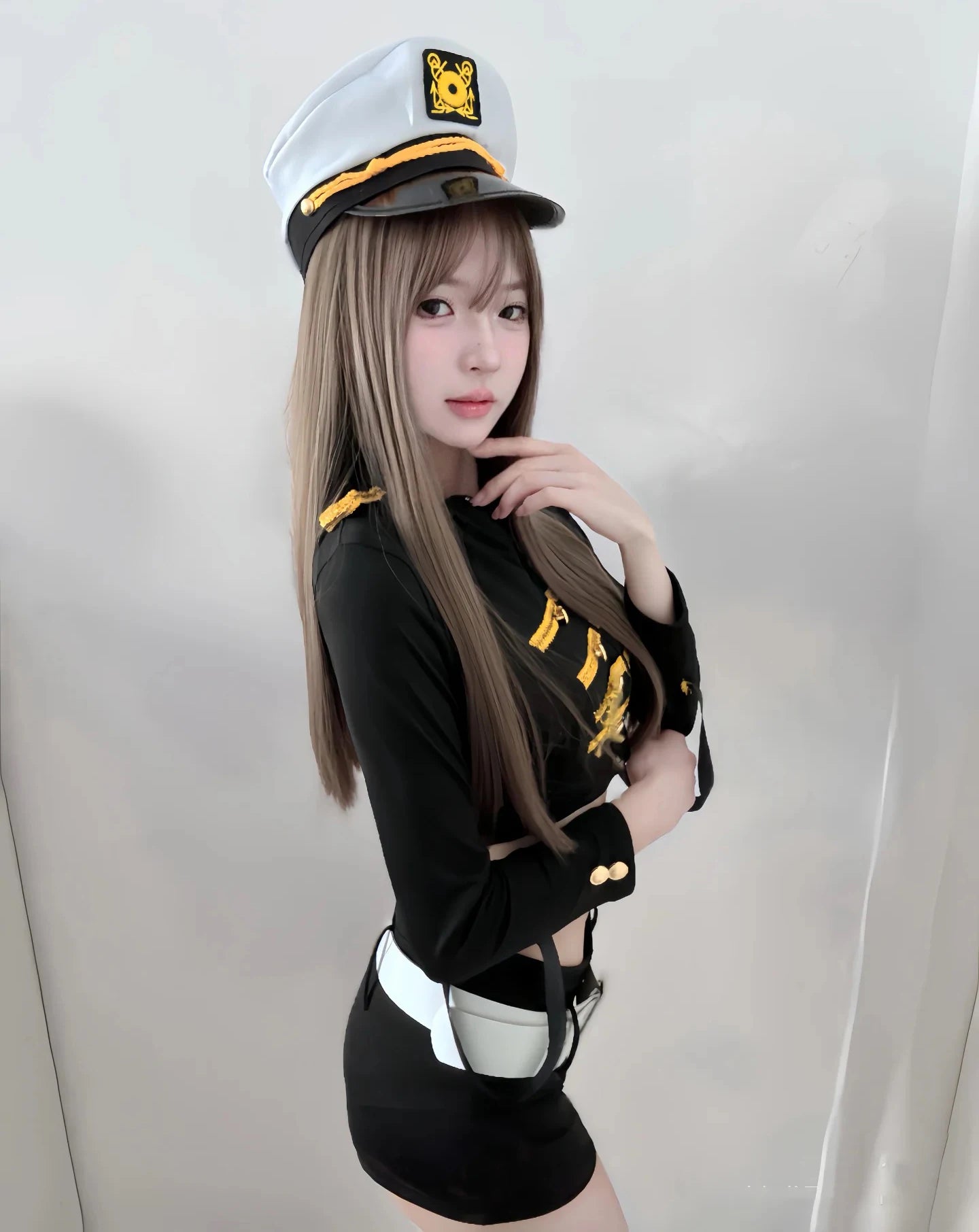 2025NEW Airline Stewardess Cosplay For Woman Sexy Air Hostess Uniform Halloween Costumes Fancy Role Play Party